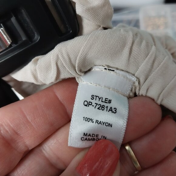 3699 Size Large Zenana 2 Piece Upcycled with Animal Print Accents. NWT. - Picture 8 of 8